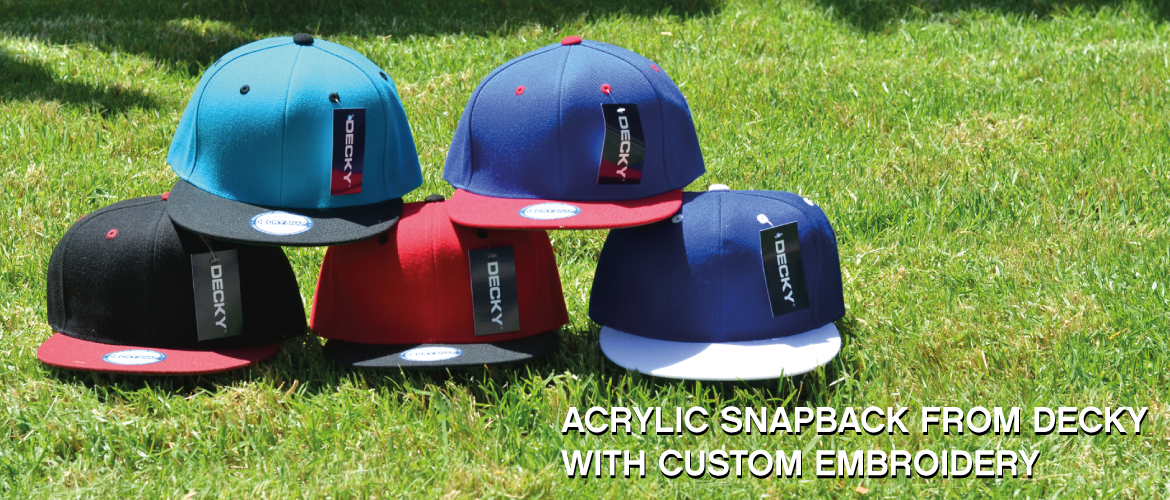 Custom Decky Embroidery Caps Garuda Promo and Branding Solutions Los