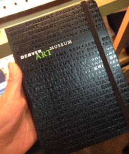 Full bleed deboss journal. Promotional Product Trend right now.