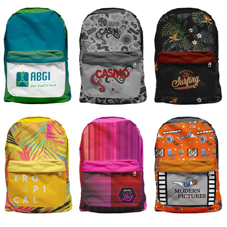 Full color sublimation backpack