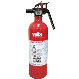 Branded fire extinguisher for home and office