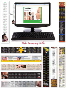 monitor keyboard calendar