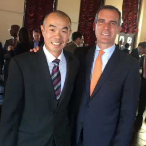 Swire Ho with LA mayor Eric Garcetti