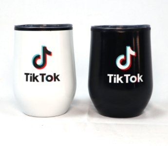wine tumbler with full color logo printing