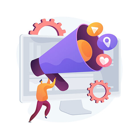 digital marketing illustration