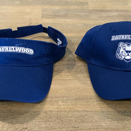 Laurelwood elementary school visor and hat