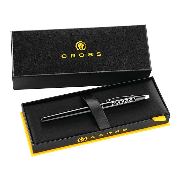cross black laquer pen