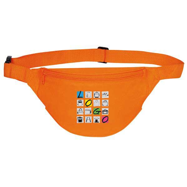 fanny pack with printed logo