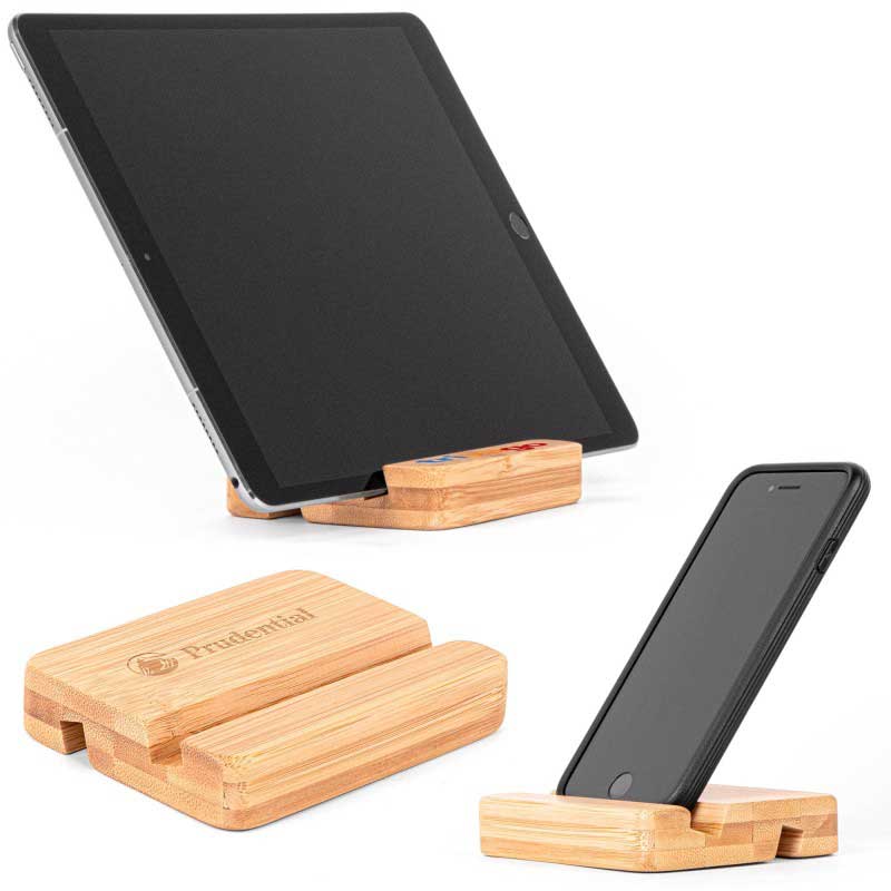 Bamboo phone holder