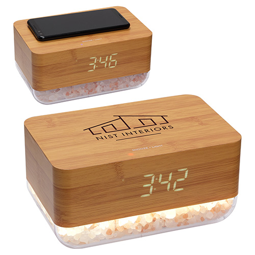 alarm clock salt lamp