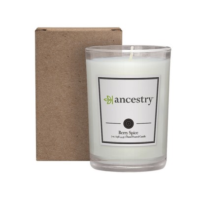 branded scented candle 