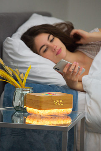 salt lamp alarm clock