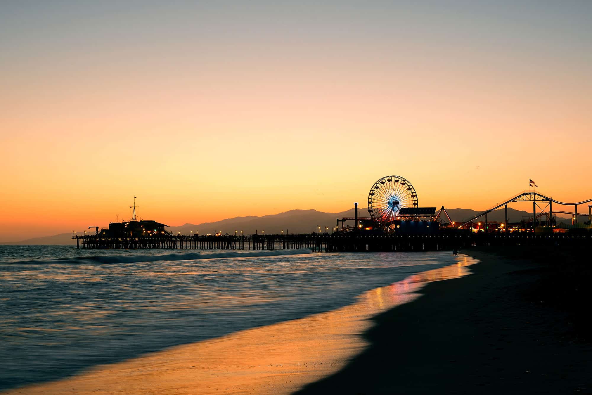 Santa Monica beach Los Angeles