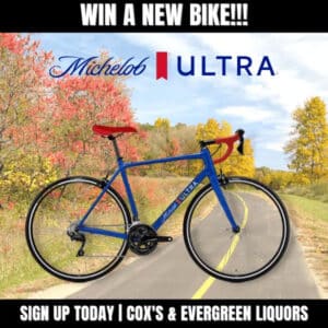 branded bike giveaway