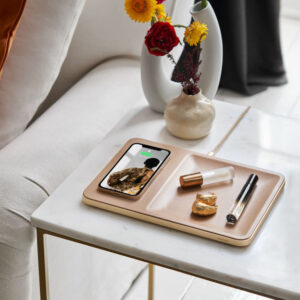 wireless charger with tray
