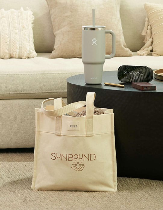 FEED tote hydro flask tumbler