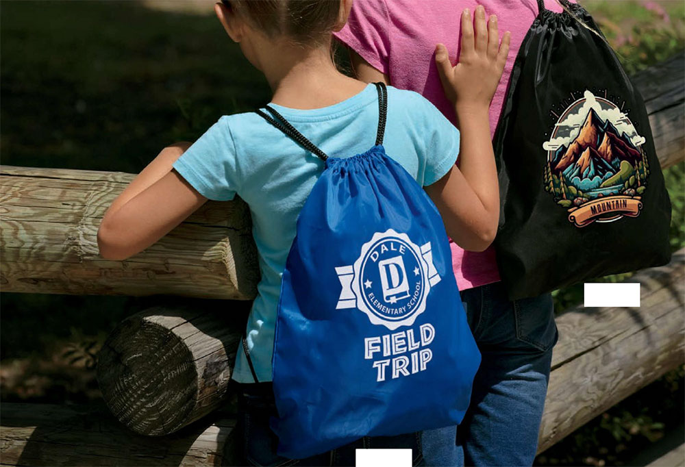 polyester drawstring bag