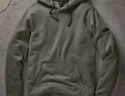 North Face sleeve logo pullover hoodie