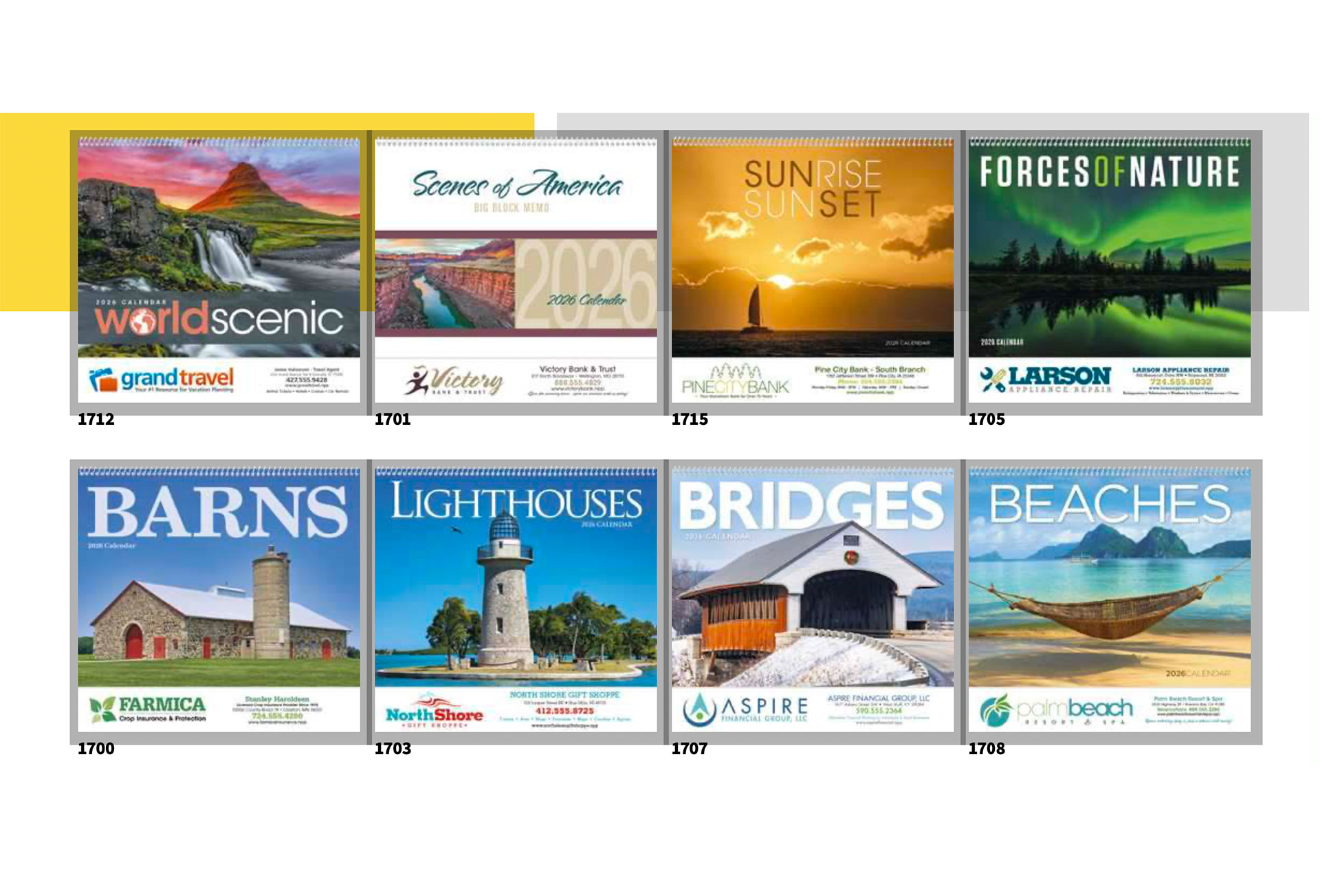 custom wall calendar