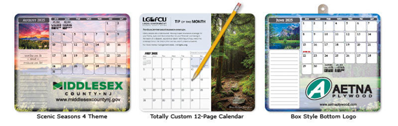 mouse paper calendar