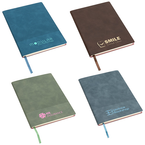 Ribbed textured journal